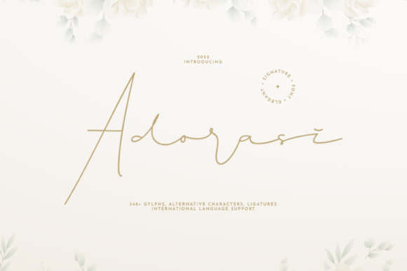 Adorasi: The Elegant Script Font for Premium Brand Visuals
