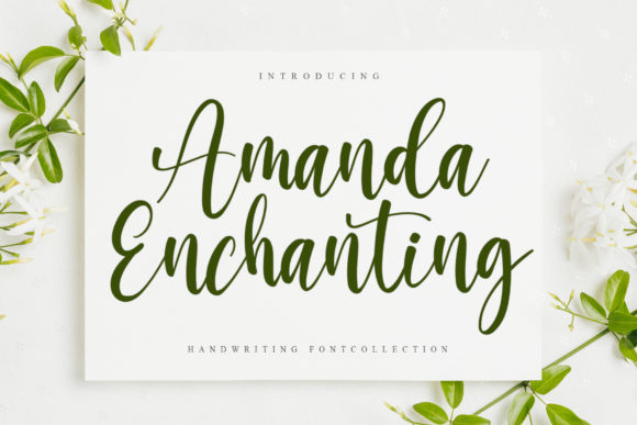 Amanda Enchanting Typeface Review for Handmade Brands