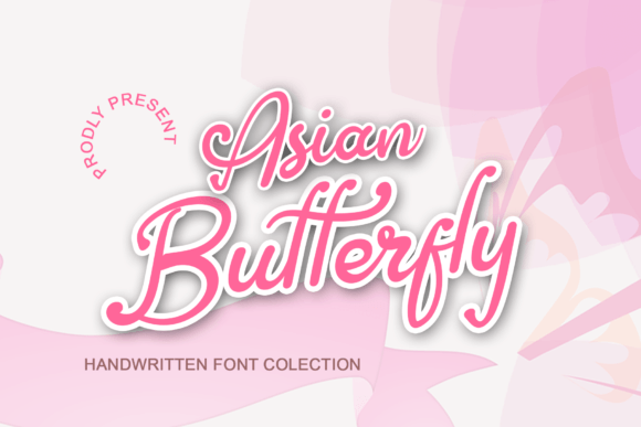 Asian Butterfly: The Elegant Typeface for Handmade Branding