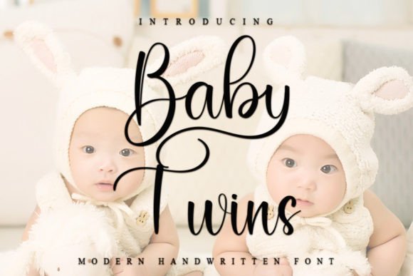 Baby Twins: A Handwritten Typeface for Editorial Elegance