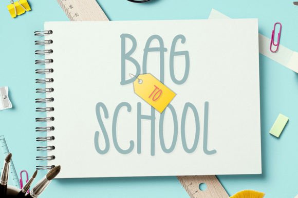 Bag to School: The Handwritten Font for Scroll-Stopping Social Media Graphics