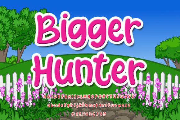 Bigger Hunter: A Handwritten Font for Authentic Brand Identity