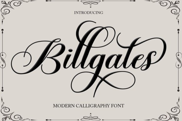 Billgates: The Script Typeface That Transformed My Client's Brand