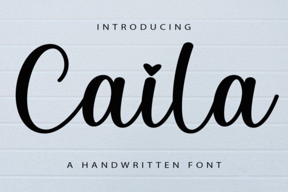 Caila: The Elegant Handwritten Typeface for Modern Web Design