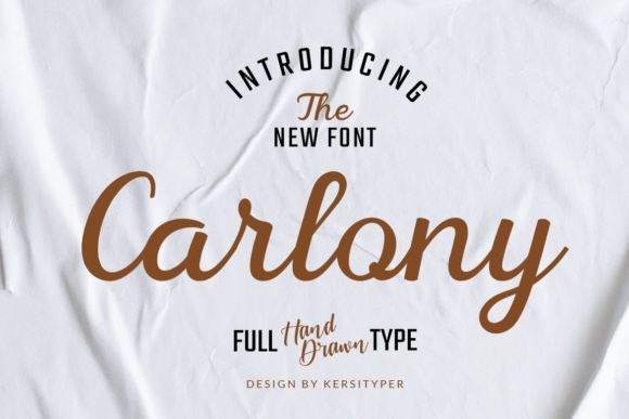 Carlony: The Elegant Handwritten Font for Modern Web Design