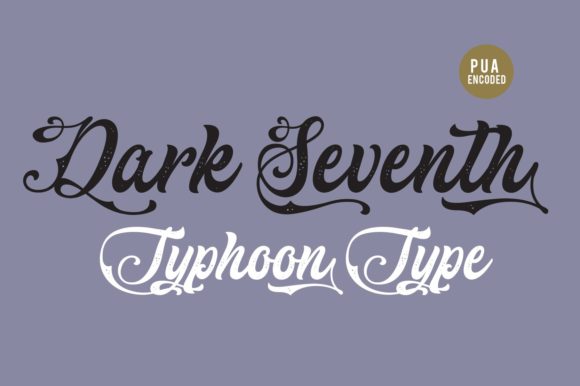 Dark Seventh: The Handwritten Typeface for Elegant Editorial Design