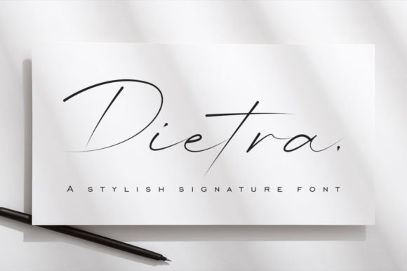 Dietra: The Handwritten Typeface for Elegant Web Design