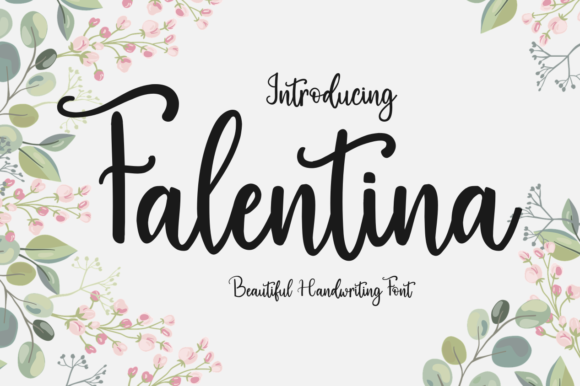 Falentina: The Handwritten Typeface for Modern Editorial Design