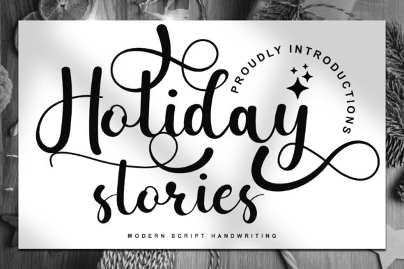 Holiday Stories: The Perfect Handwritten Font for Your Brand