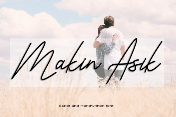 Makin Asik: The Premium Script Typeface for Modern Web Design