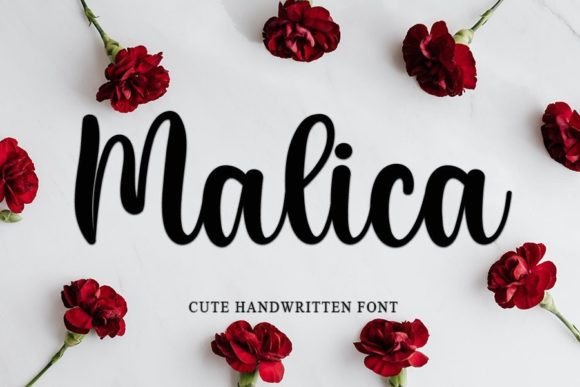 Malica: The Elegant Handwritten Typeface for Scroll-Stopping Visuals