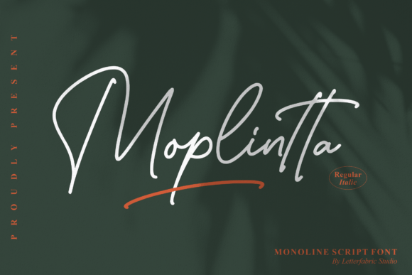 Moplintta: The Elegant Script Font for Clearer Campaign Visuals