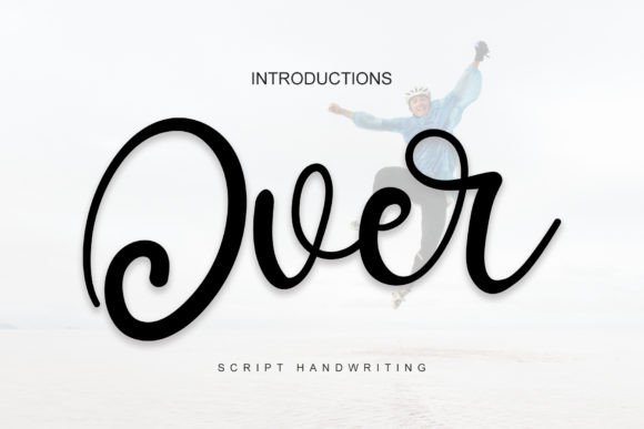 Over: A Handwritten Typeface for Editorial Elegance