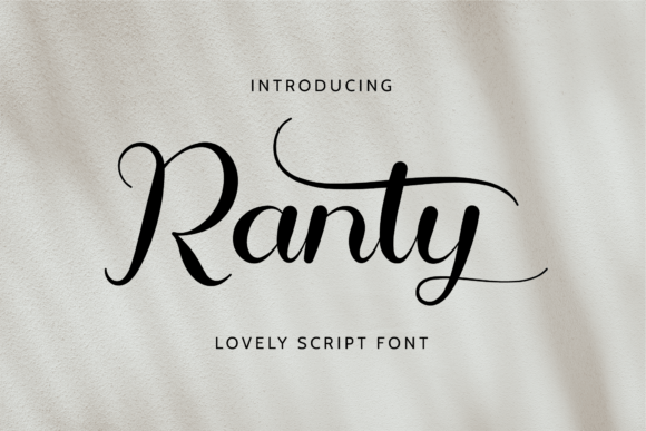 Ranty: The Elegant Handwritten Font for Crafters and Sellers
