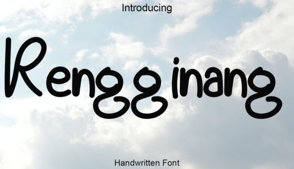 Rengginang: A Handwritten Font for Elegant Editorial Design