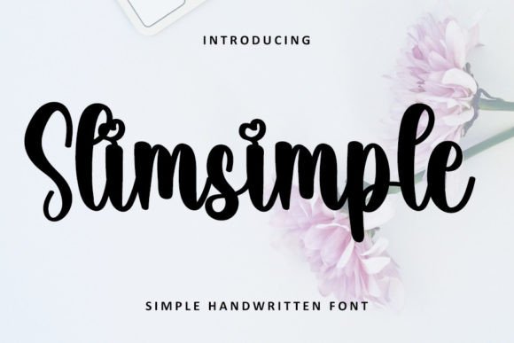 Slimsimple: Elevating Editorial Design with Elegant Handwritten Typography