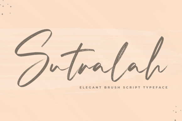 Sutralah: The Elegant Script Typeface for Modern Campaign Design