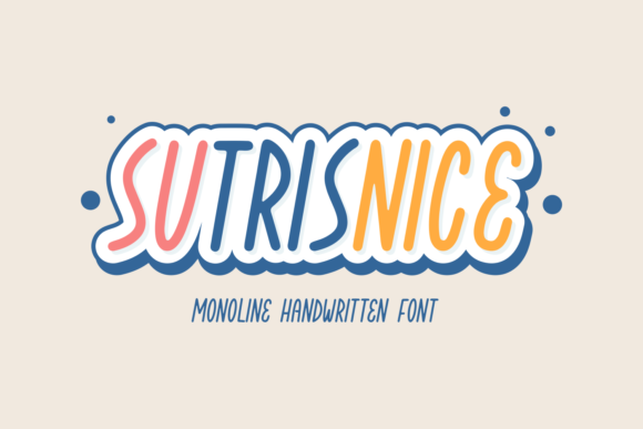 Sutrisnice: A Handcrafted Script for Elegant Brand Identity