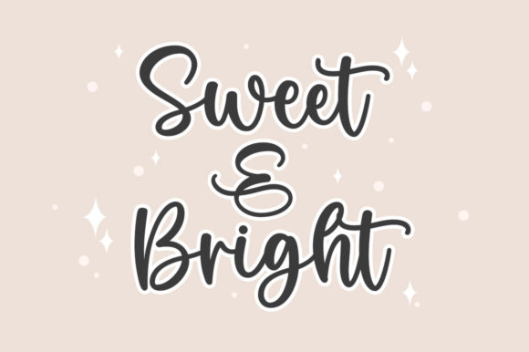 Sweet Bright: The Perfect Script Font for Elevating Your Brand Identity
