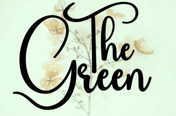 The Green: A Handwritten Typeface for Scroll-Stopping Visuals