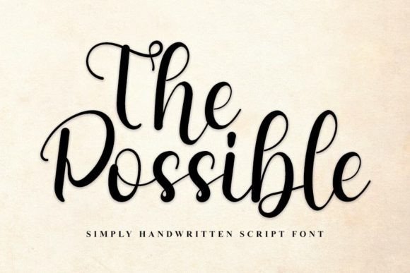 The Possible: A Handwritten Font for Authentic Small Business Branding