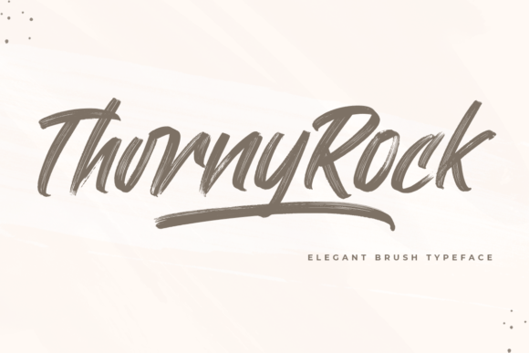 Thorny Rock: The Elegant Script Font for Modern Web Design