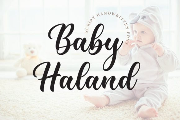 Why Baby Haland Is the Elegant Script Font for Editorial Design