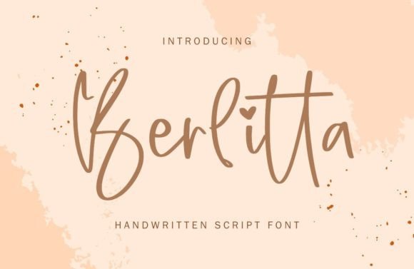 Why Berlitta Is the Elegant Handwritten Font Your Website Needs