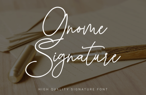 Why Gnome Signature Is the Elegant Script Font Your Brand Needs