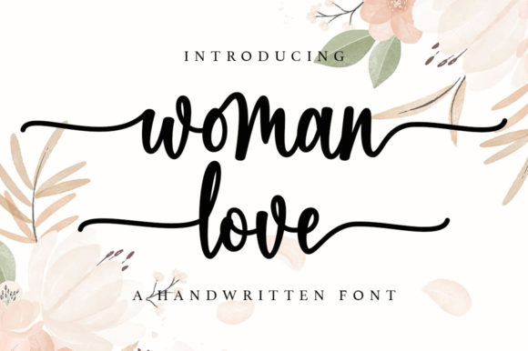 Woman Love Typeface Review: A Flowing Handwritten Font for Elegant Branding